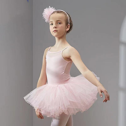 Conjunto de Ballet Infantil con Falda Tutú y Blusa de Manga Corta - Image 5
