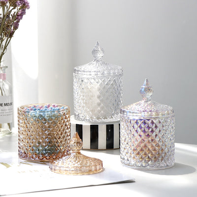 Organizador de Baño con Frasco de Cristal - Caja de Almacenamiento Multifuncional para Tocador - Image 9
