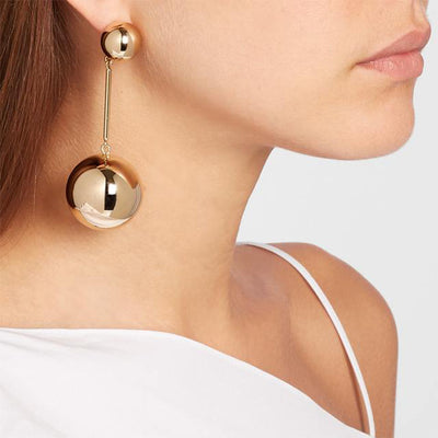 Aretes de Perla con Borla Colgante