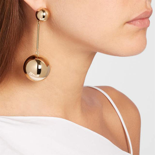 Aretes de Perla con Borla Colgante