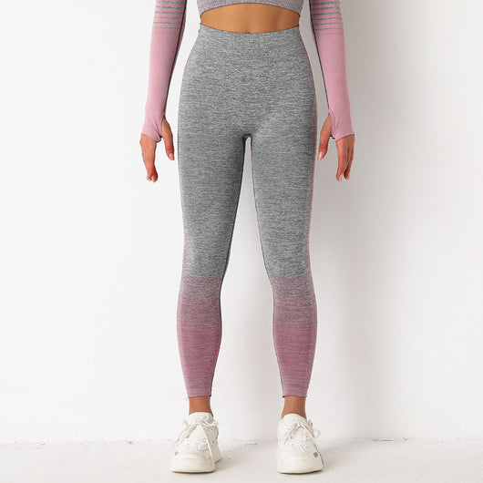 Pantalones de yoga de punto melocotón de secado rápido - Image 15