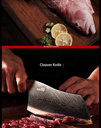 Cuchillo Damasco Profesional para Carnes y Frutas - Image 19