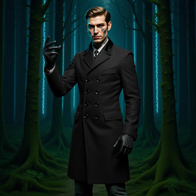 Abrigo de Lana Forrado para Hombre - Otoño e Invierno - Image 3