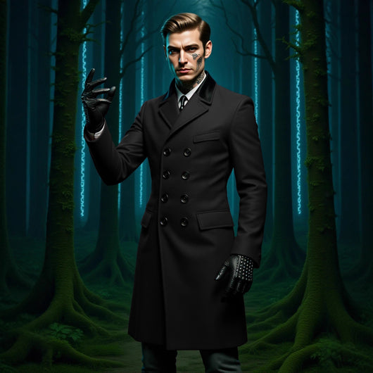 Abrigo de Lana Forrado para Hombre - Otoño e Invierno - Image 3