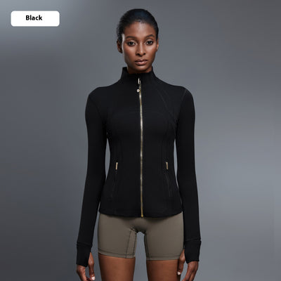 Chaqueta Deportiva Impermeable con Cuello Alto para Yoga y Running - Image 7