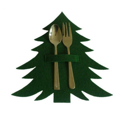 Juego de Cubiertos Navideños Rojo y Verde - Image 8