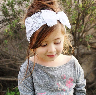Cinturón de Cabello Infantil con Mariposas de Encaje - Image 4
