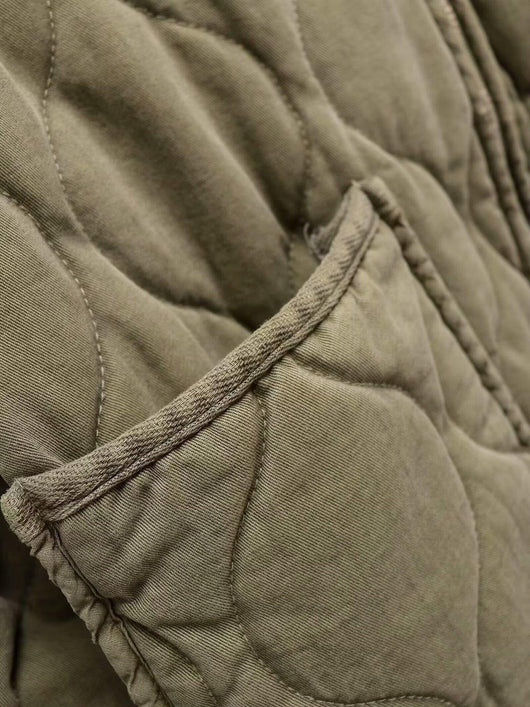 Abrigo de Algodón Liso para Otoño-Invierno con Cordones Ajustables - Image 19