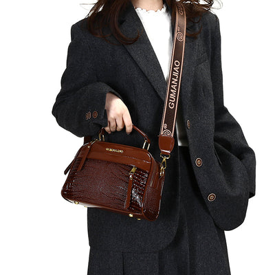 Bolso Mamá Grande de Capacidad Amplia - Bolsa Práctica Mujer Color Sólido - Image 4