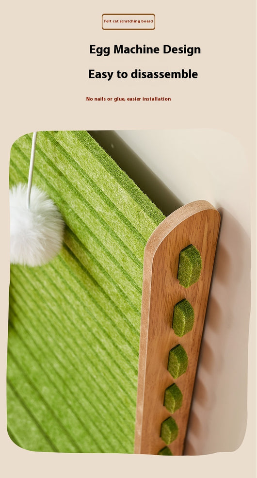 Rascador Vertical de Fieltro de Sisal para Gatos - Protector de Sofá - Image 16