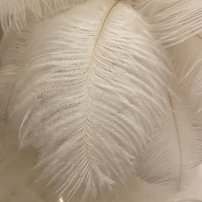 Lámpara Nocturna USB con Plumas de Avestruz Natural - Luz Ambiente para Dormitorio - Image 9