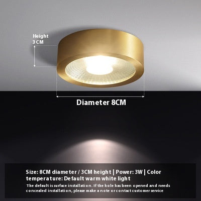 Downlight LED Empotrado de Cobre Ultrafino - Foco de Techo Moderno - Image 6