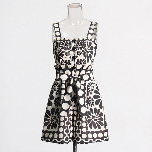 Jumpsuit Ancho Corto con Botones y Nudo Frontal - Image 19