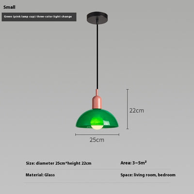 Lámpara Colgante Bauhaus Retro de Cristal para Restaurante - Image 51
