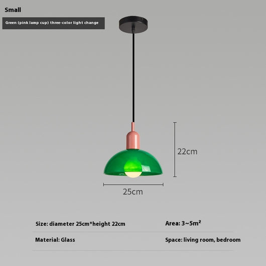 Lámpara Colgante Bauhaus Retro de Cristal para Restaurante - Image 51