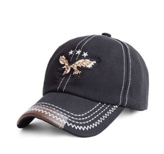 Gorra de Béisbol Retro con Águila Bordada - Image 8