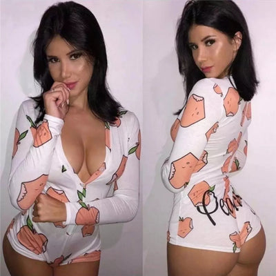 Jumpsuit Cuello V Manga Larga para Servicio en Casa - Image 2