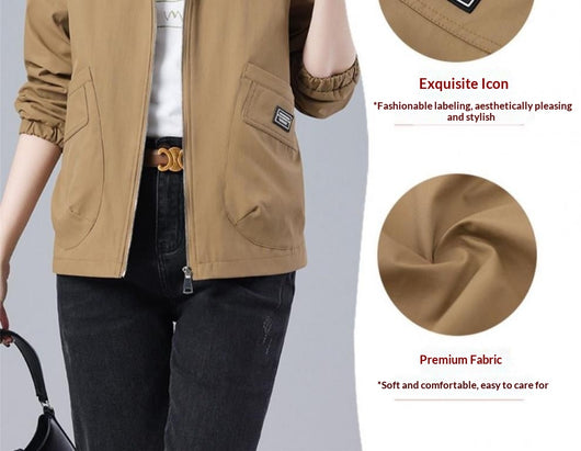 Chaqueta Suelta con Capucha Versátil y Rejuvenecedora - Image 15