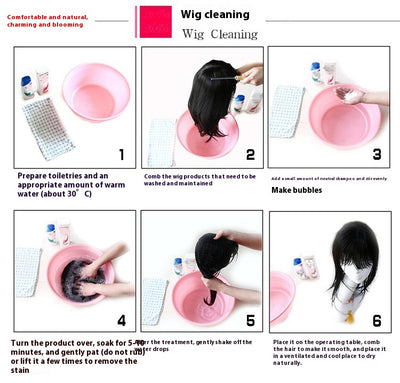 Peluca de Encaje Completo con Trenzas de Fibra Química - Image 7