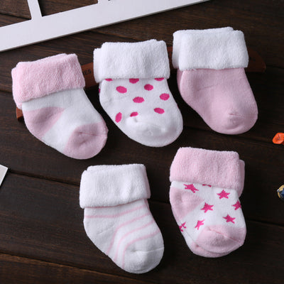 Calcetines de Algodón Acolchados para Bebés Recién Nacidos - Image 5