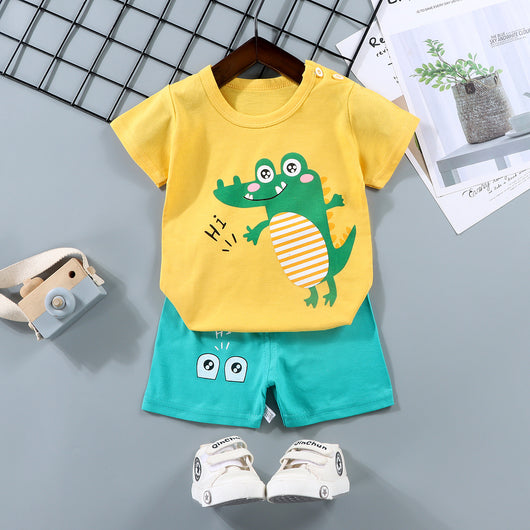 Traje Corto de Algodón para Niño - Perfecto para el Verano - Image 8