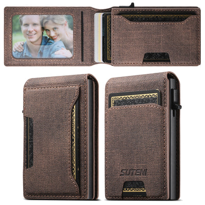 Billetera de Cuero Texturizado con Compartimentos para Tarjetas - Image 14