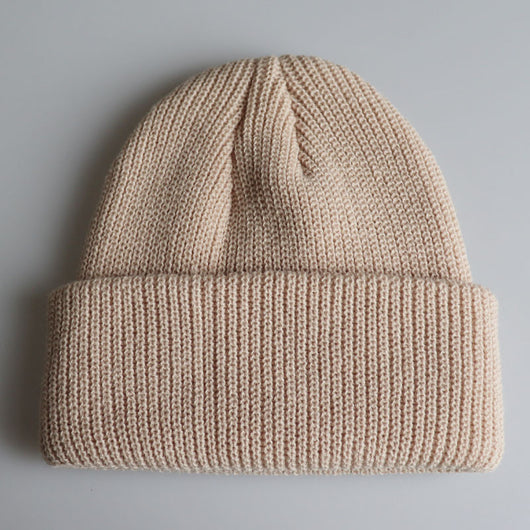 Gorro de Lana Tejida con Detalle de Cuero Melón para Hombre y Mujer - Image 25