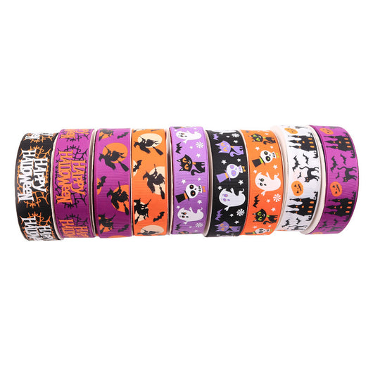 Cinta Estampada Casual de Halloween con Textura Acanalada - Image 3