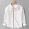Camisa Oxford Clásica Británica de Manga Larga para Hombre