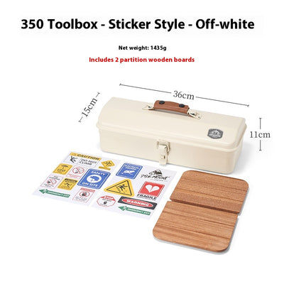 Caja de Herramientas para Camping Outdoor con Compartimentos y Stickers - Image 15