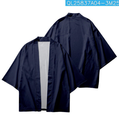 Cardigan Robe Corto con Estampado 3D para Hombre - Image 11