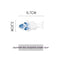 Fish Shaped Peony Azul