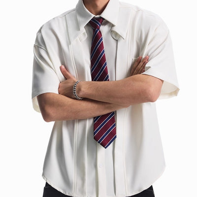 Camisa Blanca Antiedad para Hombre - Diseño Verano