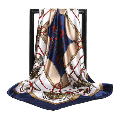 Bolso de Cadena con Pañuelo Decorativo para Mujer - Image 3