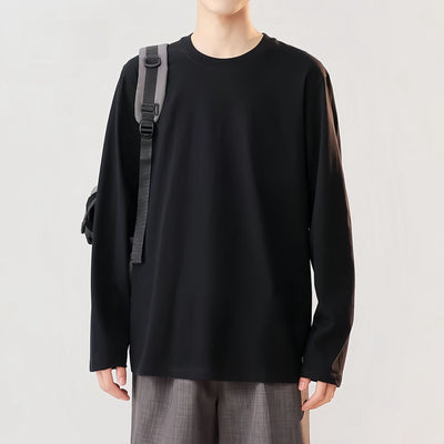 Camiseta Térmica Hombre Cuello Redondo Suéter Interior Grueso Ajuste Holgado - Image 11