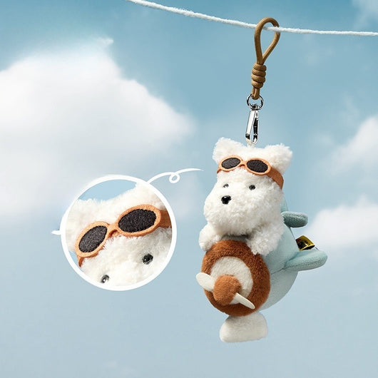 Llavero Peluche Perrito Schnauzer - Bolsa Decorativa Adorable - Image 3