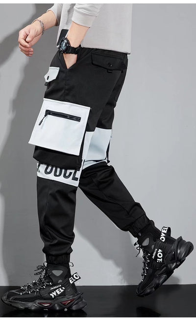 Pantalones Hip Hop Sueltos de Tendencia para Hombre - Primavera - Image 18