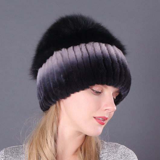 Gorro de Invierno de Piel de Conejo Rex - Abrigo Máximo - Image 10