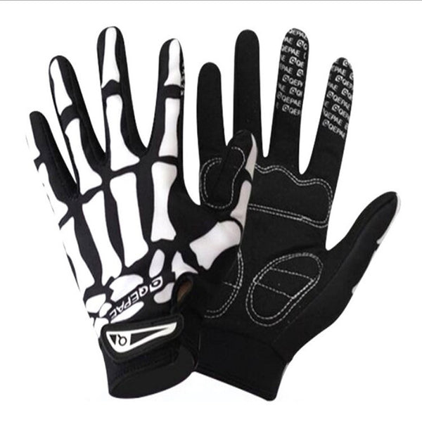 Guantes de Motocicleta Full Finger con Protección de Cráneo