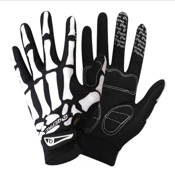 Guantes de Motocicleta Full Finger con Protección de Cráneo