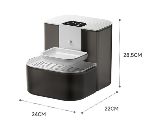 Fuente de Agua para Mascotas con Control Termostático y Flujo Automático Inclinado - Image 14