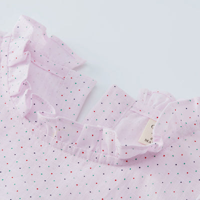 Blusa de Lino con Encaje para Niñas - Image 5