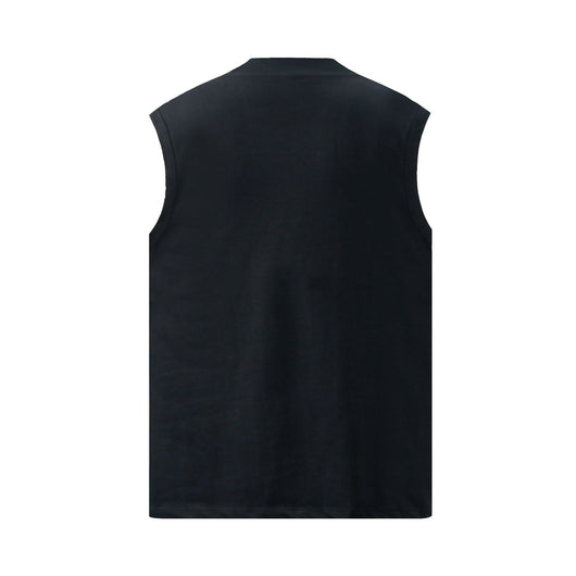 Playera Sin Mangas Estampada para Hombre - Image 3
