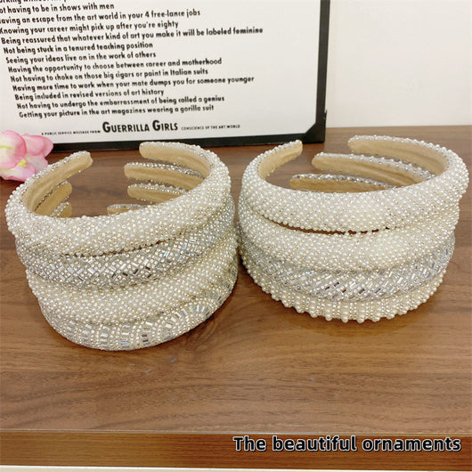 Diadema Perla de Lujo Premium - Alta Definición y Acabado Profesional - Image 32