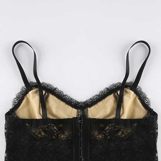 Corpiño Elegante de Encaje y Malla - Diseño Europeo y Americano - Image 13