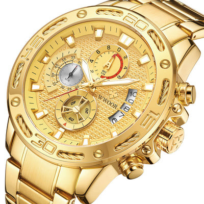Reloj de Acero Inoxidable para Hombre con Movimiento de Cuarzo - Image 18