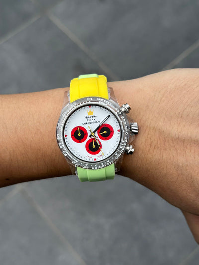 Reloj Cronógrafo Panda Palette Resistente al Agua con Esfera Luminosa - Image 3