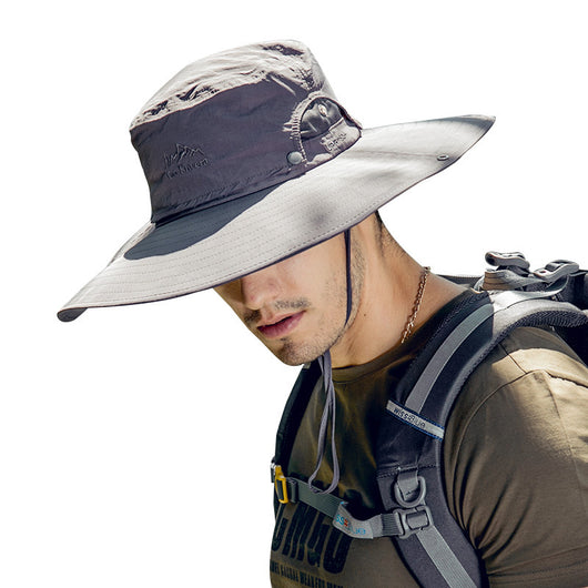 Sombrero de Pesca con Ala Ancha para Hombre - Image 7