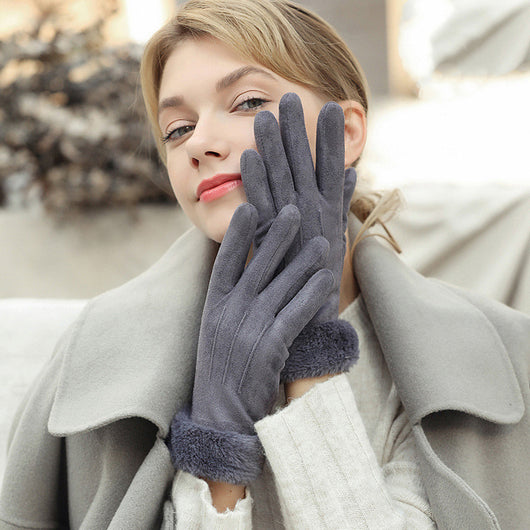 Guantes Térmicos para Esquí con Pantalla Táctil - Ante Cálido Invierno - Image 36