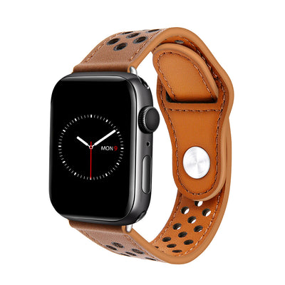 Pulsera de Cuero Unisex con Cadena de Reloj Transpirable - Image 13